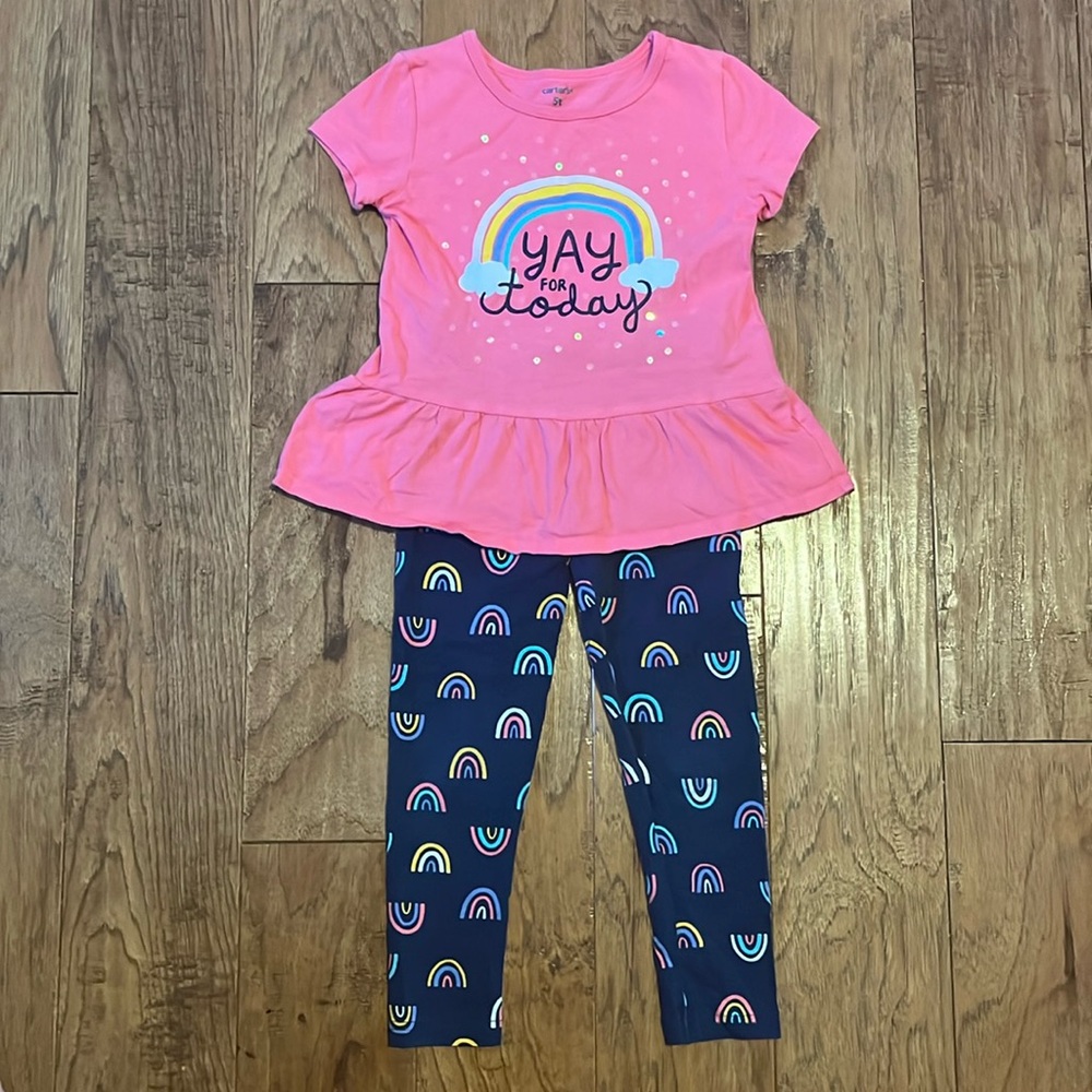 Carter’s 2 Piece Outfit. Girls Size 5T.